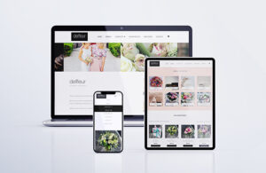 Delfleur website met webshop