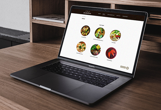 Den Boskouter restaurant website ontwerp