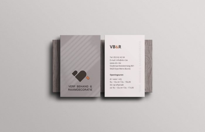 Elegant Vertical business card mockup